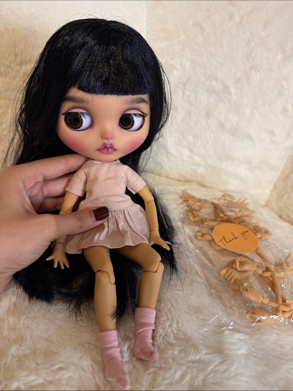 Blythe Doll OOAK Custom customized Hispanic Latina Asian
